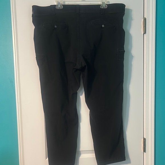 Lee Black Cargo Pants Flex Waist 46x30 - Picture 5 of 5